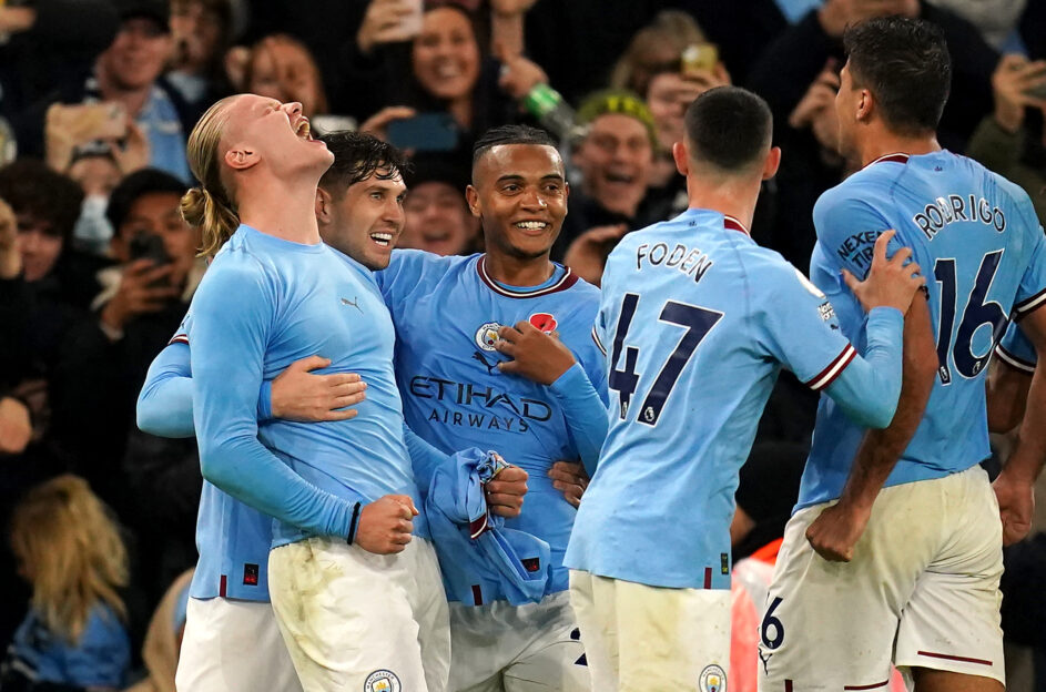 La réaction d Erling Haaland après avoir offert la victoire à Man City