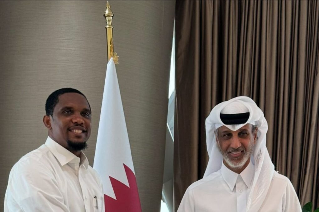 Visite Au Qatar Samuel Etoo D Voile Les Enjeux De Sa Rencontre Avec