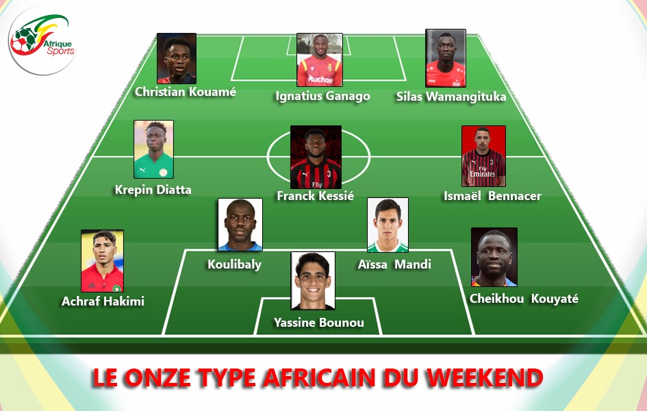 Koulibaly, Bennacer, Ganago…voici l’équipe type africaine du week-end