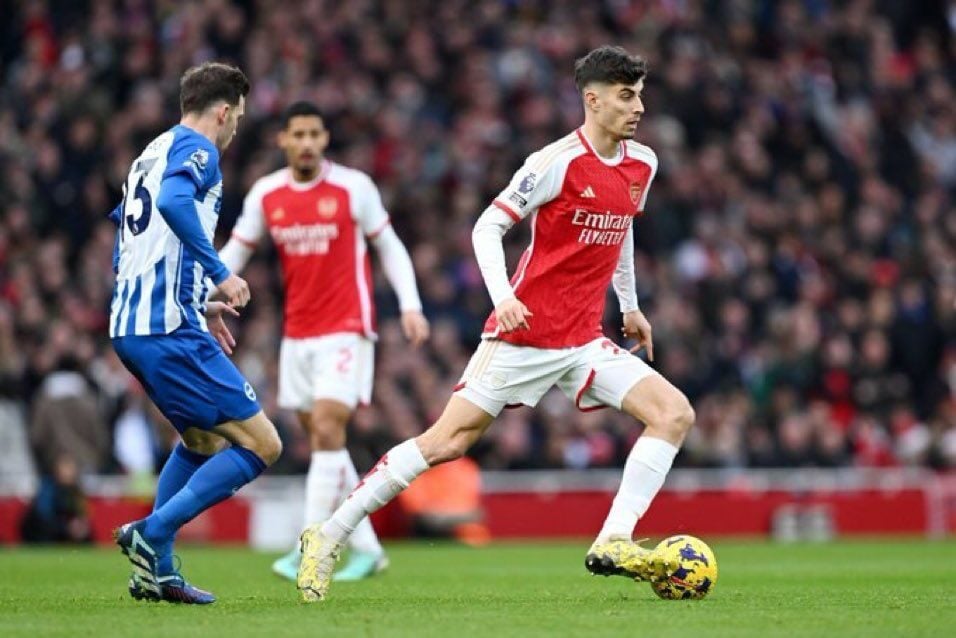  Kai Havertz fait le break et assure la victoire à Arsenal face à Brighton ! 