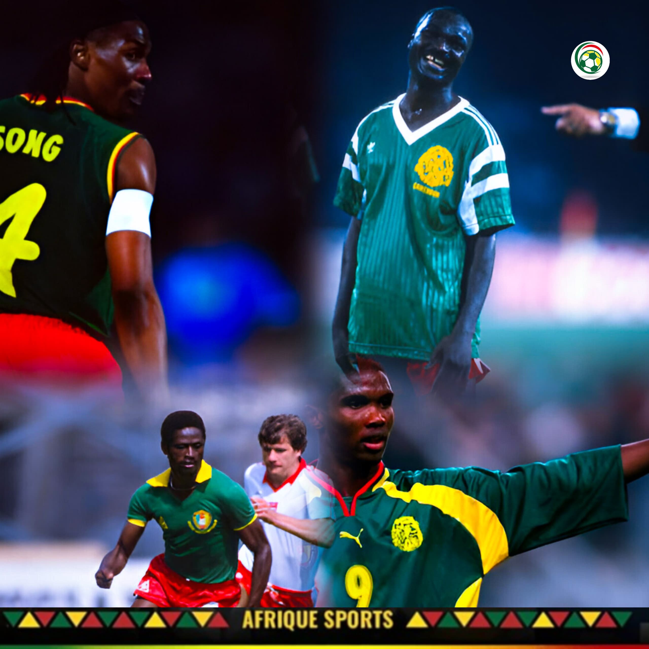 Roger Milla 2è, Foé 8è, Eto’o, le Top 10 des plus grands joueurs Camerounais de tous les temps