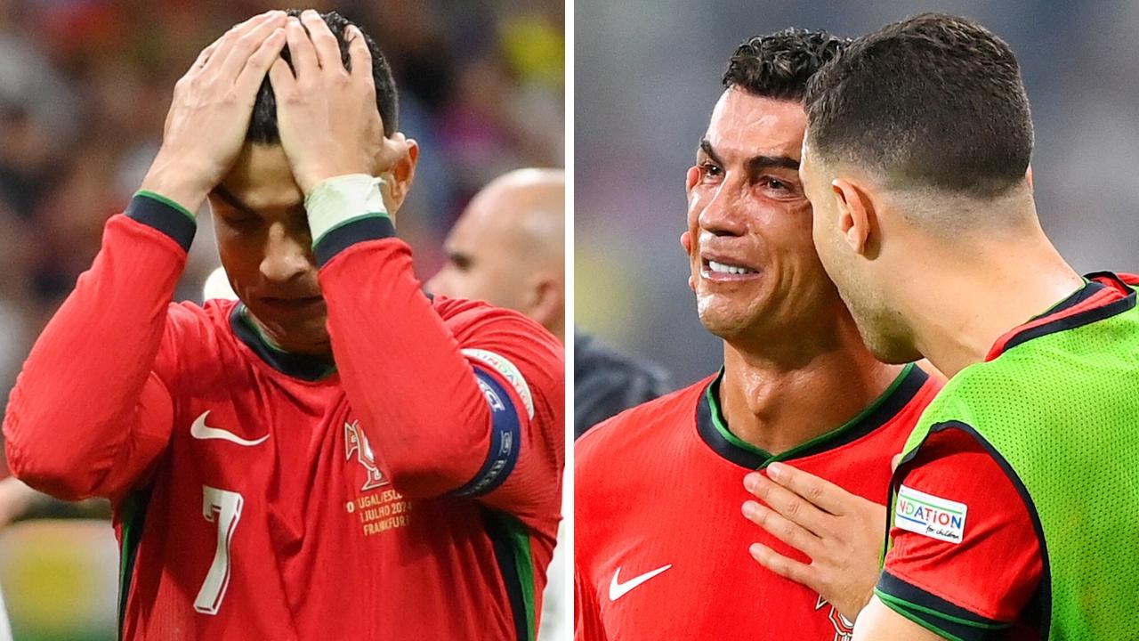 « Il pleure comme une petite fille » : Cristiano Ronaldo complètement détruit après ses larmes face à la Slovénie