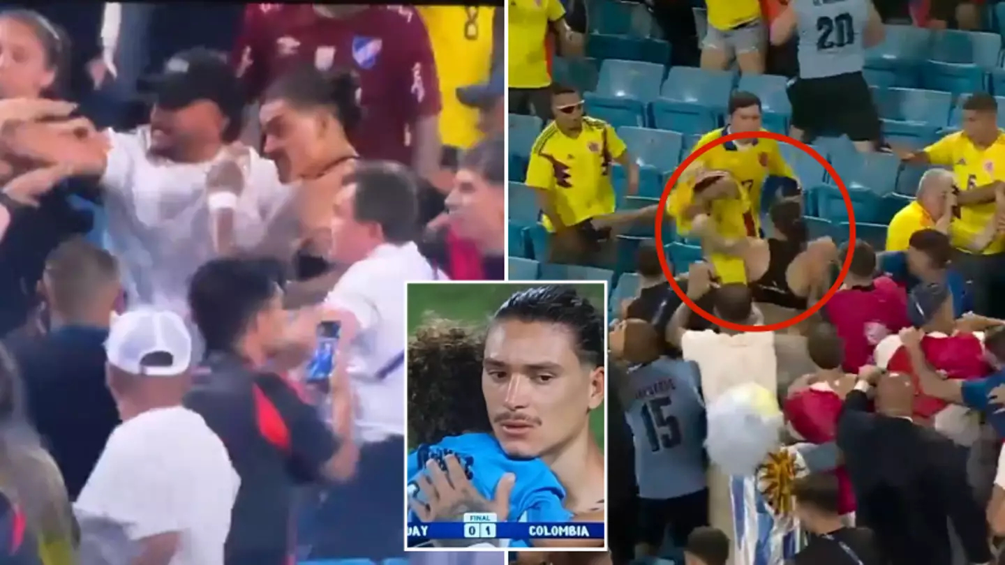 Copa America : Darwin Nunez perd son calme et se bat avec des supporters colombiens (VIDEO)
