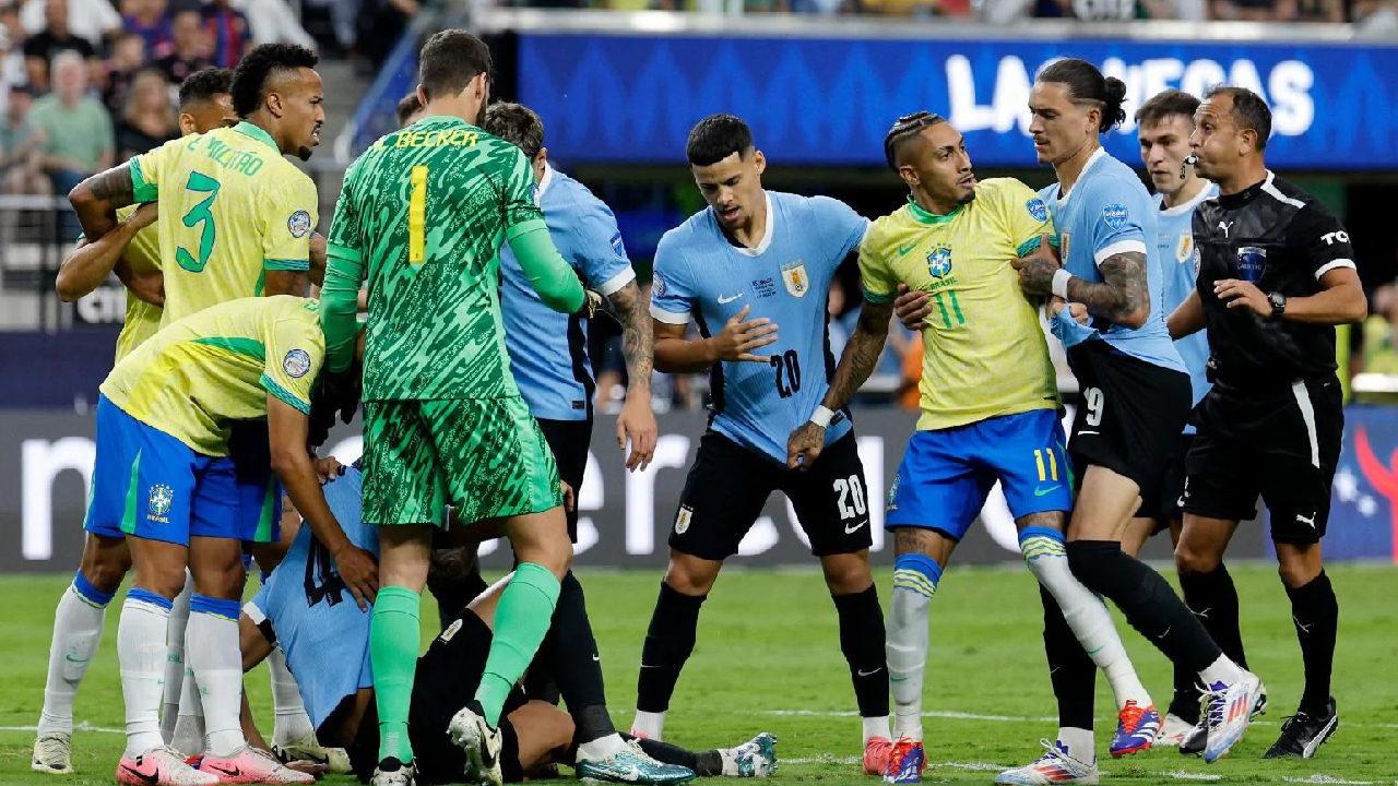 Copa America : La terrible humiliation pour Militao et le Brésil contre l’Uruguay en quart