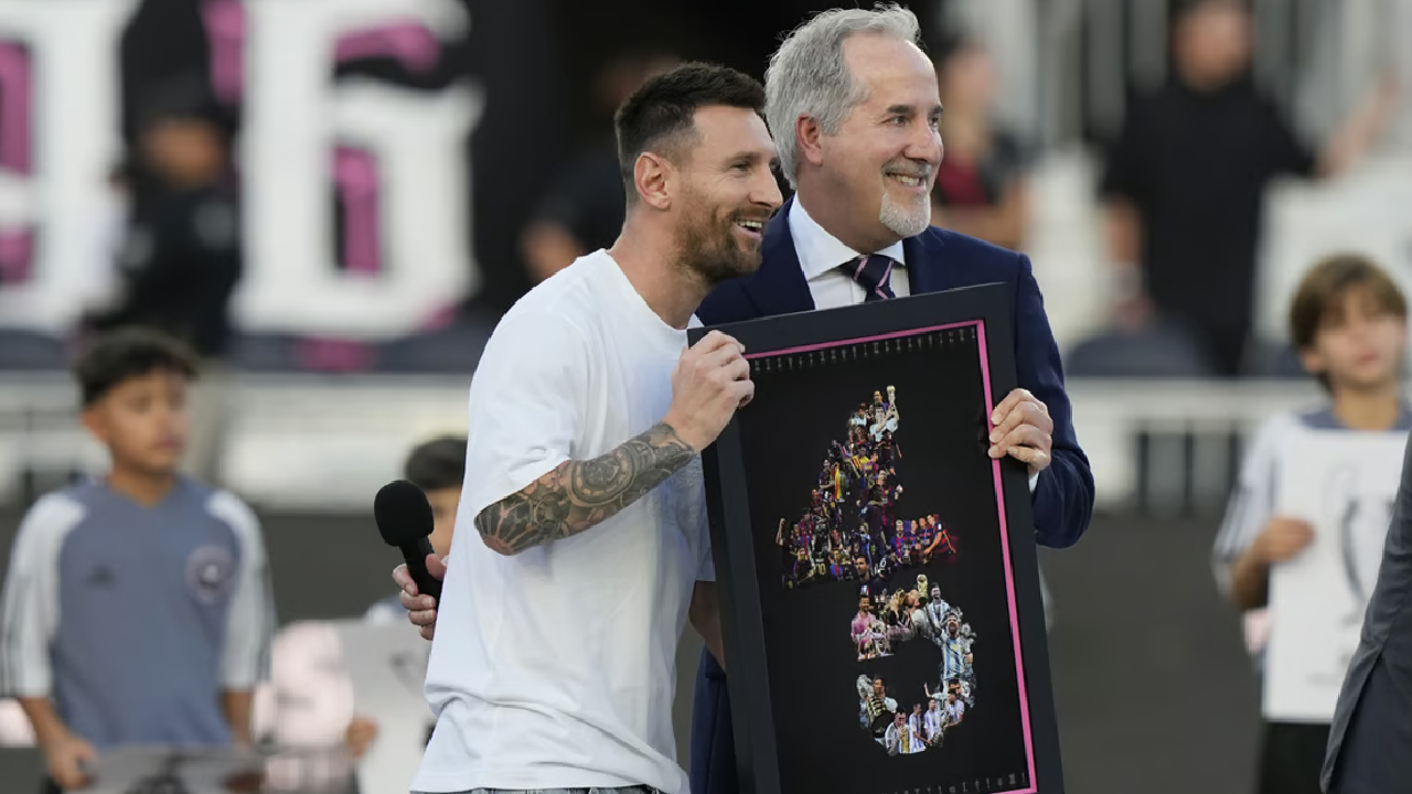  45e trophée de Lionel Messi après la Copa, l'Inter Miami célèbre de façon irréelle