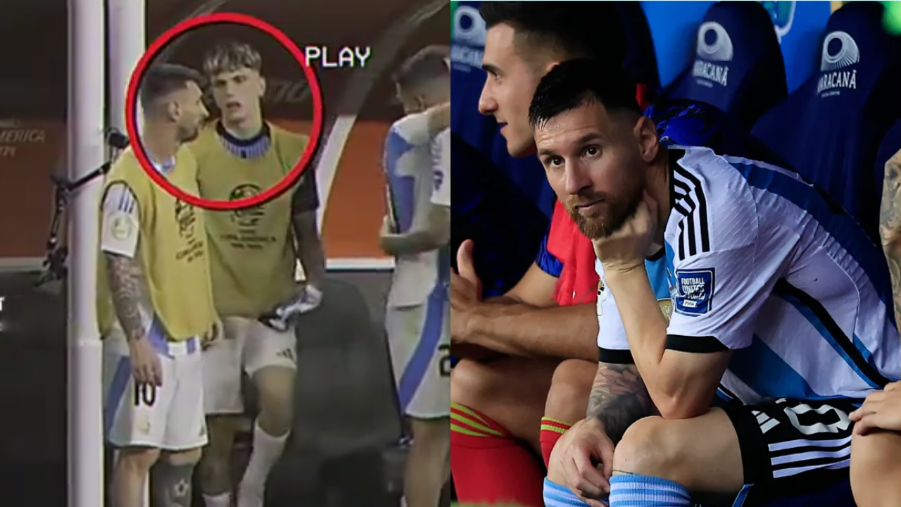 La vidéo est infernale, le gros beef entre Lionel Messi et Alejandro Garnacho à la Copa America !