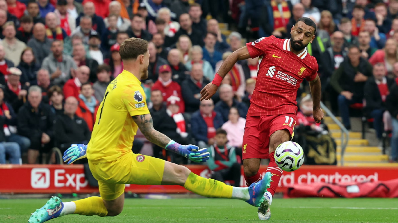 Premier League (J2) : Mohamed Salah et Liverpool l’emportent face à Brentford