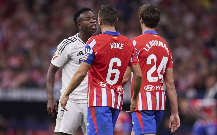 Vinicius victime de chants racistes lors du derby entre l'Atlético et le Real