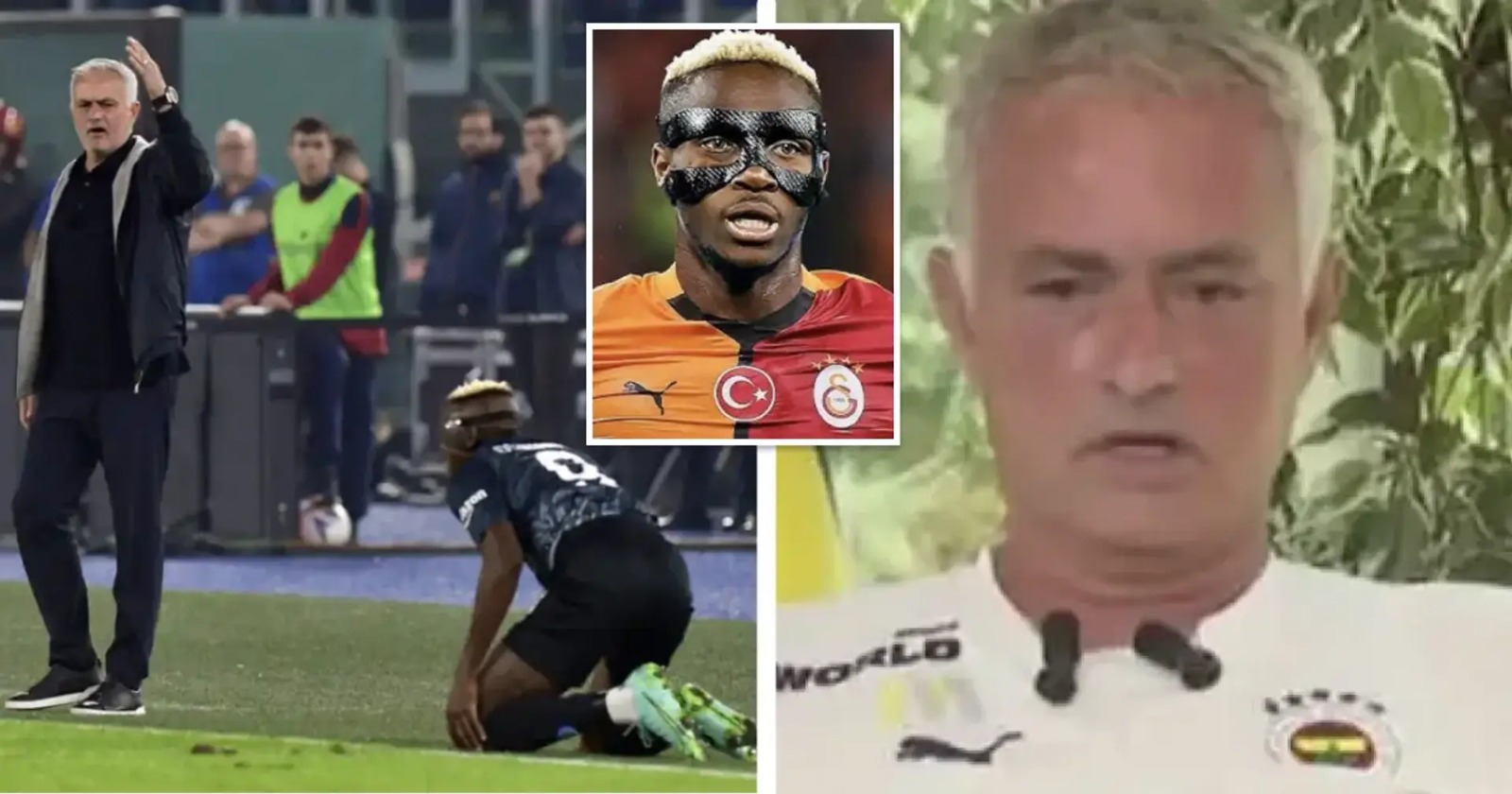 José Mourinho attaque Osimhen en Turquie : « Je n’aime pas la façon dont il se comporte »