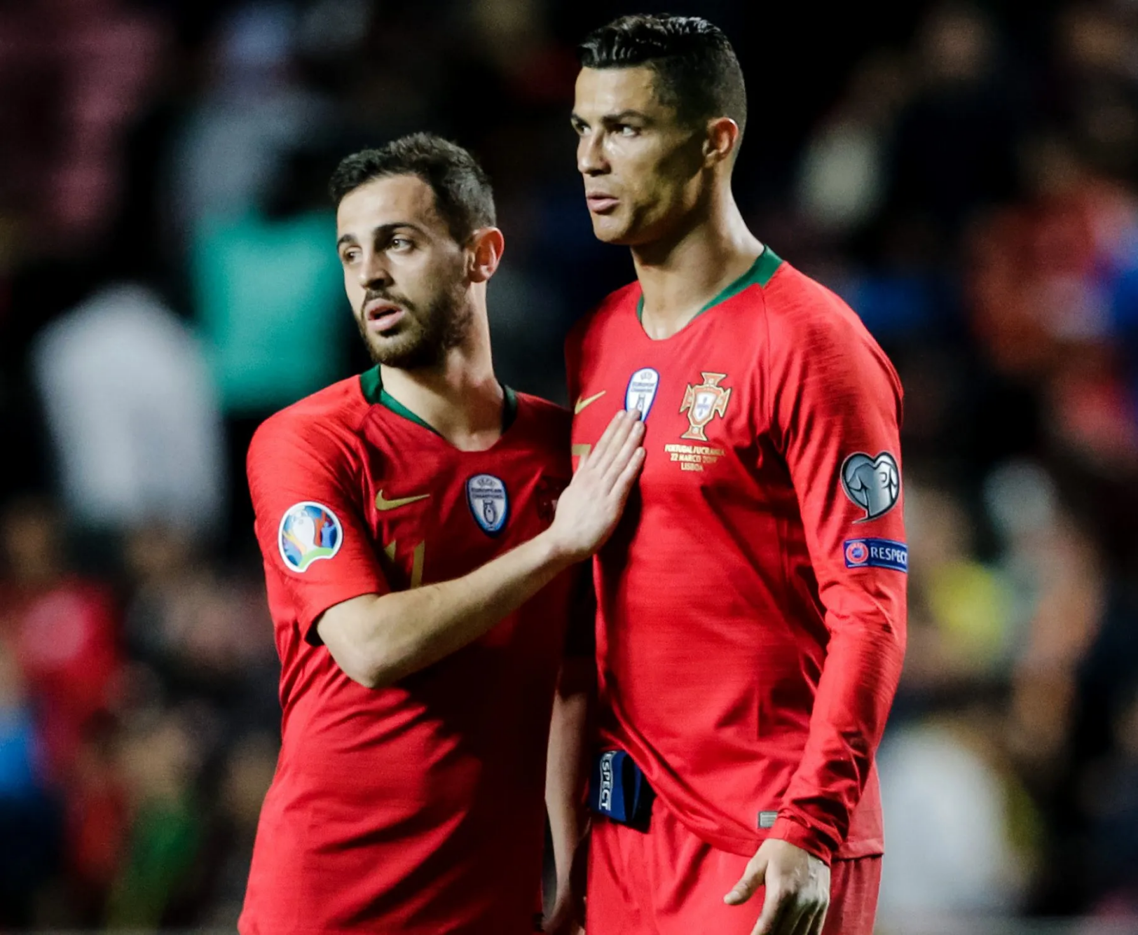 Bernardo Silva clashe Cristiano Ronaldo et d’autres joueurs