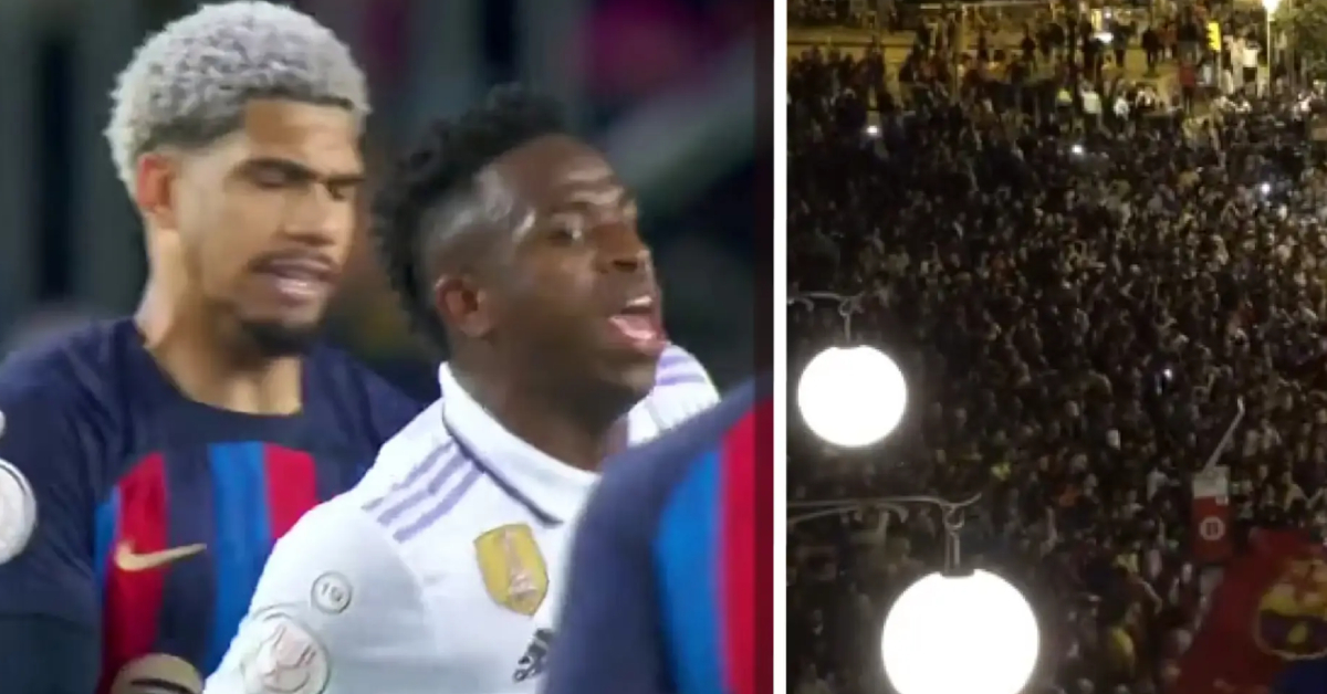 Choc au Camp Nou, des supporters du Barça lancent des chants violents contre Vinicius avant le clasico