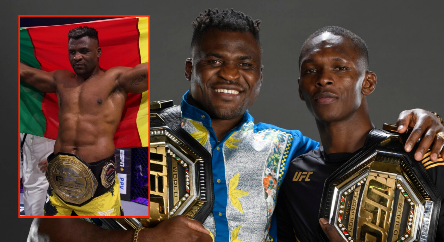 La réaction forte d'Israel Adesanya suite au KO monstrueux de Ngannou !