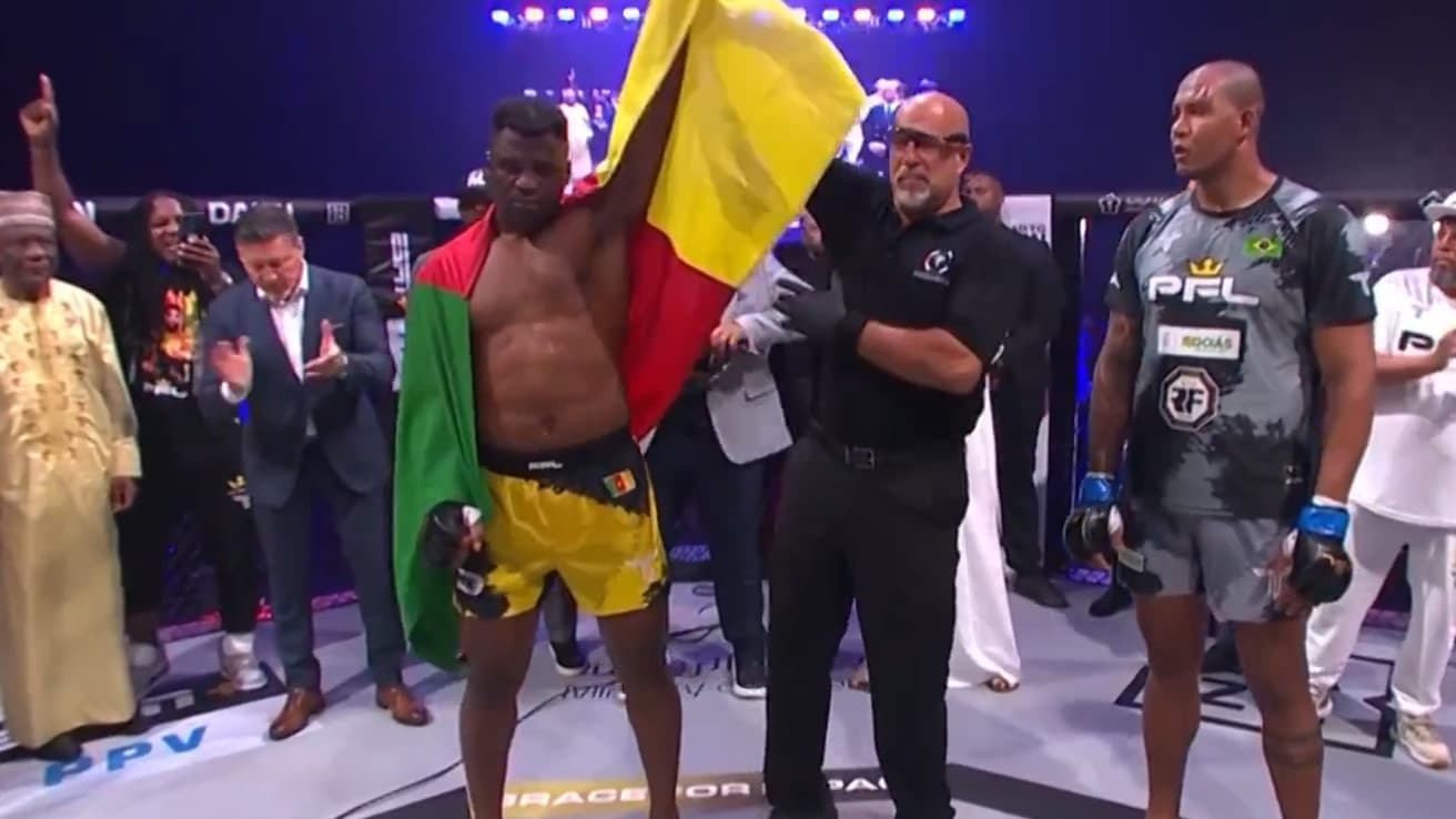 Kylian Mbappé réagit à la victoire de Francis Ngannou 