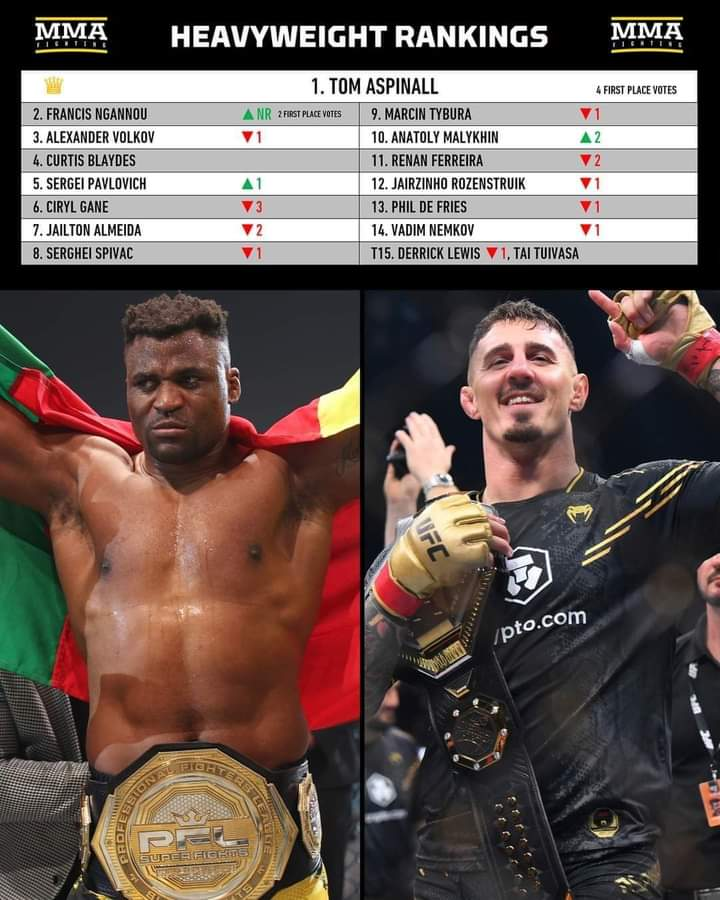  une bonne nouvelle pour Francis Ngannou 