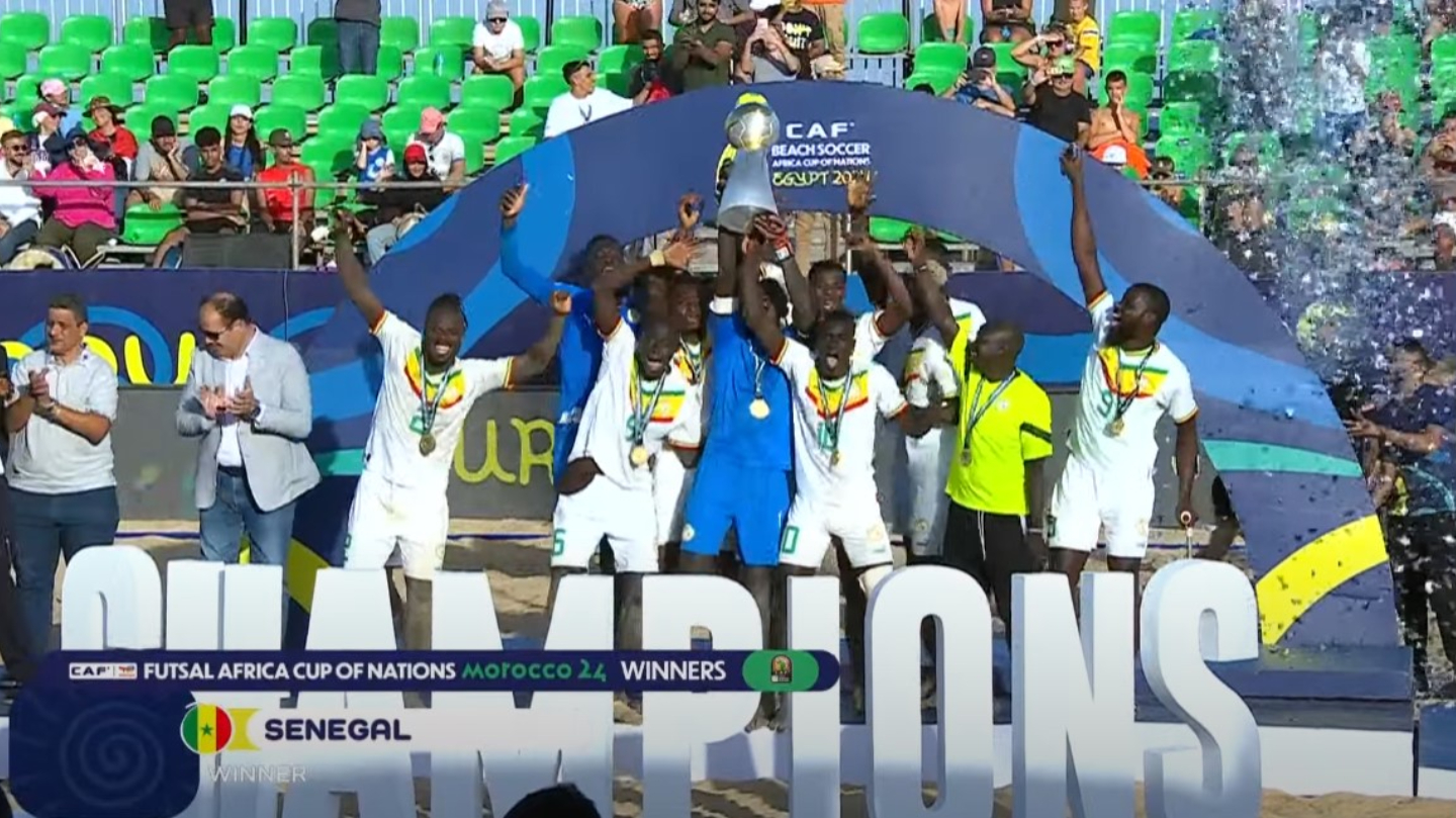 CAN Beach Soccer : Le Sénégal écrase la Mauritanie et décroche un 8e sacre !