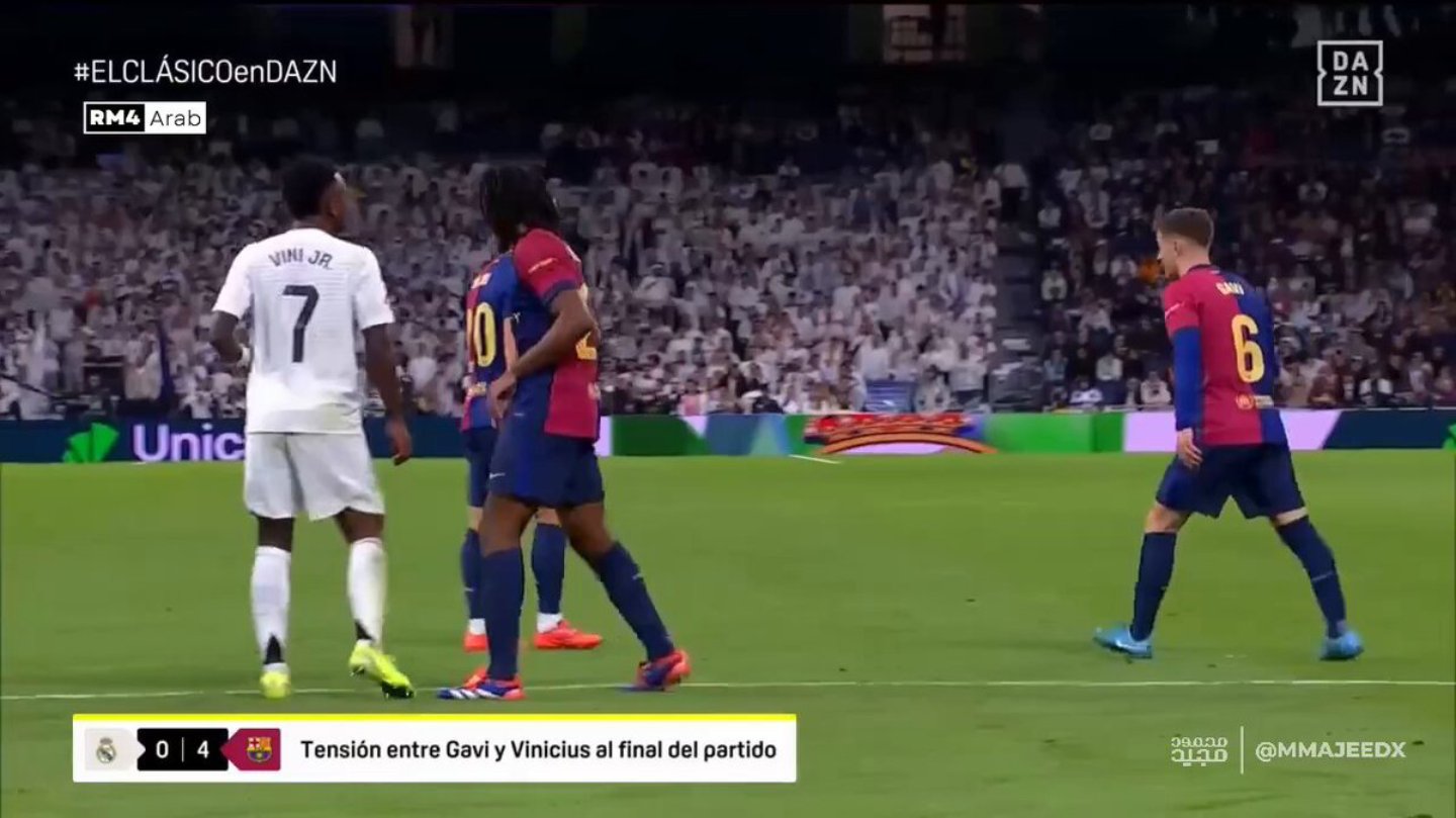 VIDEO : Gavi se moque de Vinicius avec un geste insolant !