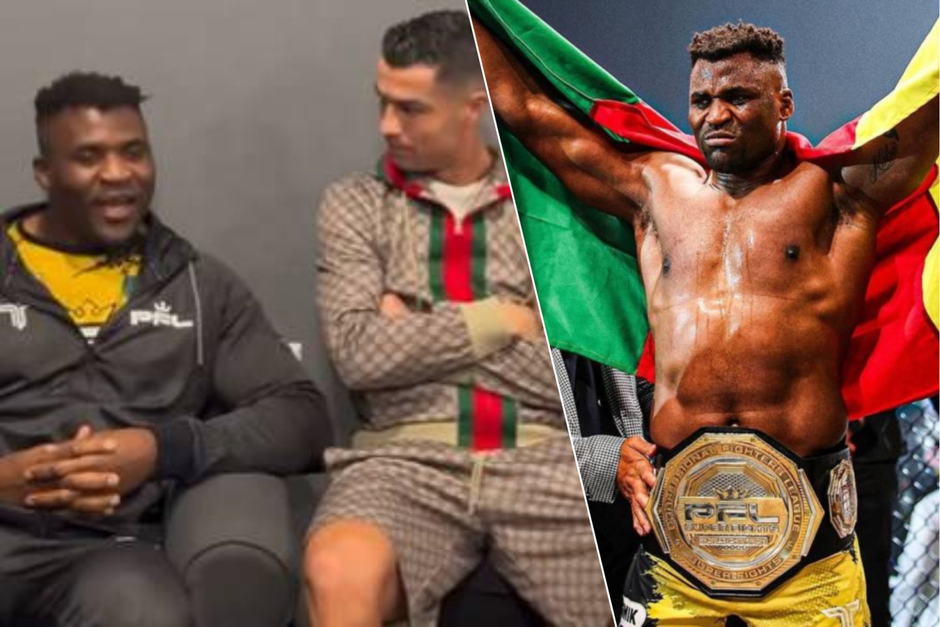 Le précieux cadeau de Cristiano Ronaldo à Francis Ngannou avant son combat