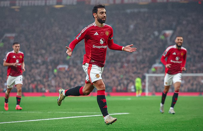 VIDEO : La grosse bombe de Bruno Fernandes pour permettre à Man United de mener