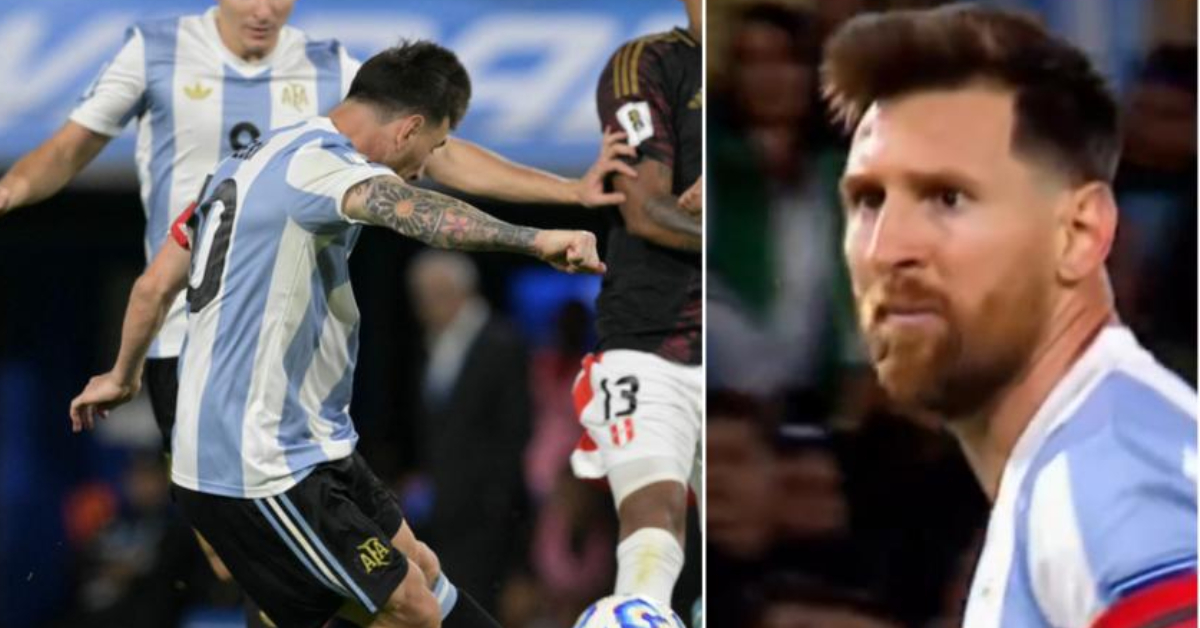 Lionel Messi : son geste iconique refait surface lors du match contre le Pérou