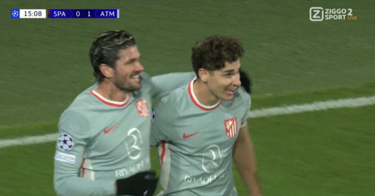 VIDEO : Julian Alvarez permet à l’Atletico de prendre l’avantage grâce à un magnifique coup franc