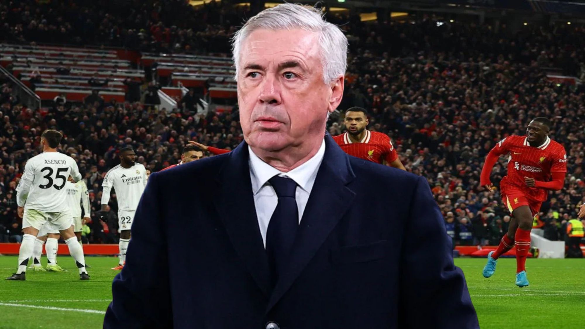 Carlo Ancelotti : Une bonne nouvelle et deux mauvaises, 13 heures après Liverpool