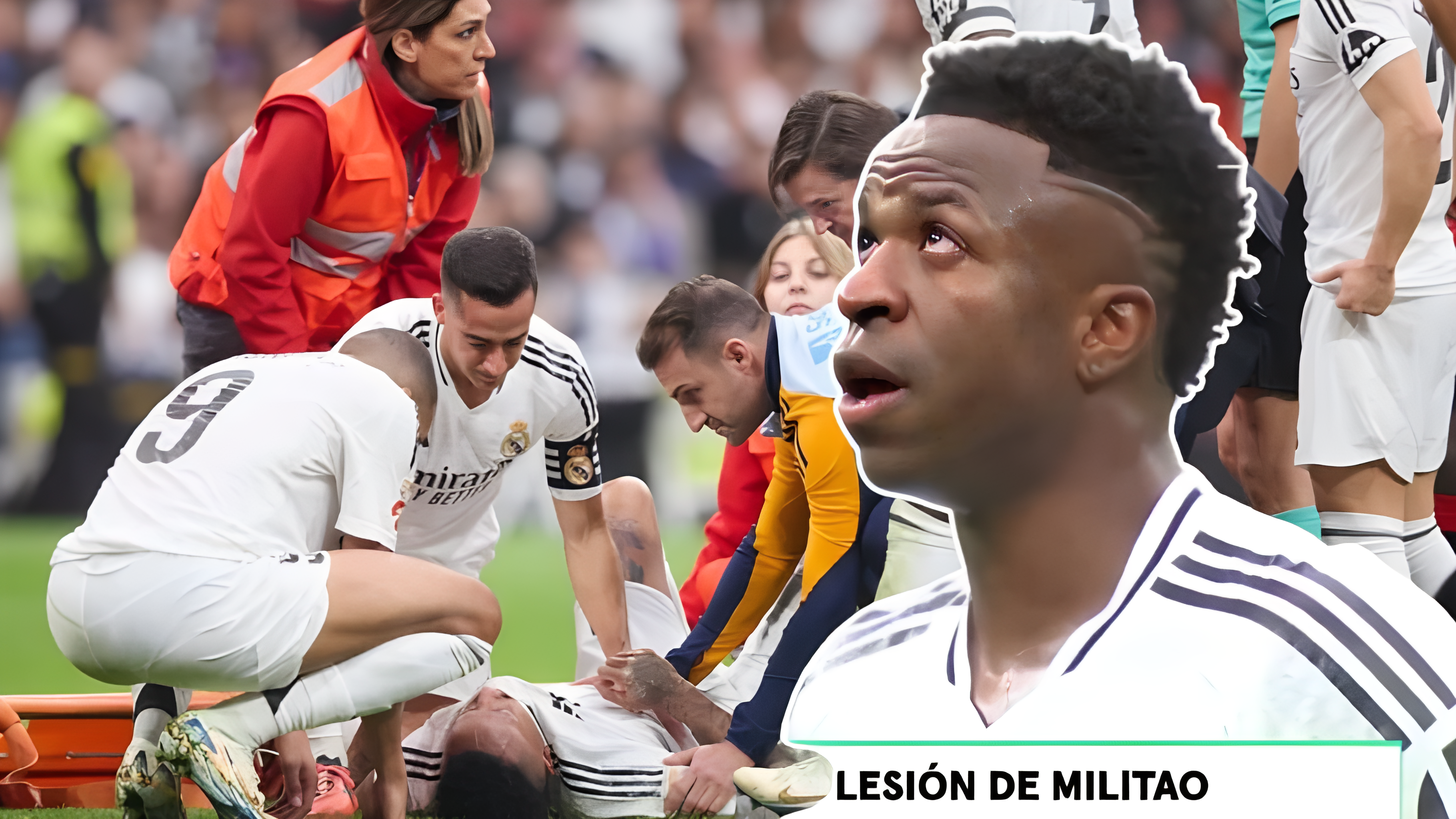 Ce que Vinicius a fait après la blessure de Militao surprend tout le monde (VIDEO)