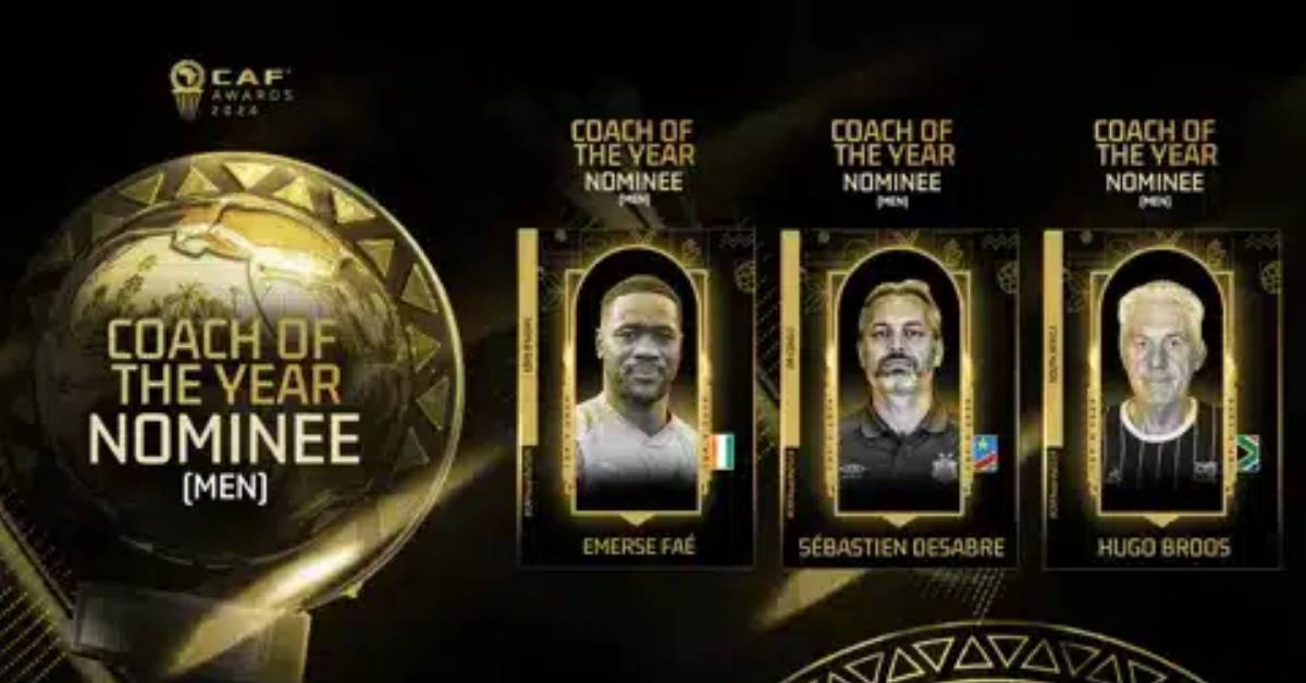 CAF Awards 2024 : le Meilleur Entraîneur africain de l’année est connu.