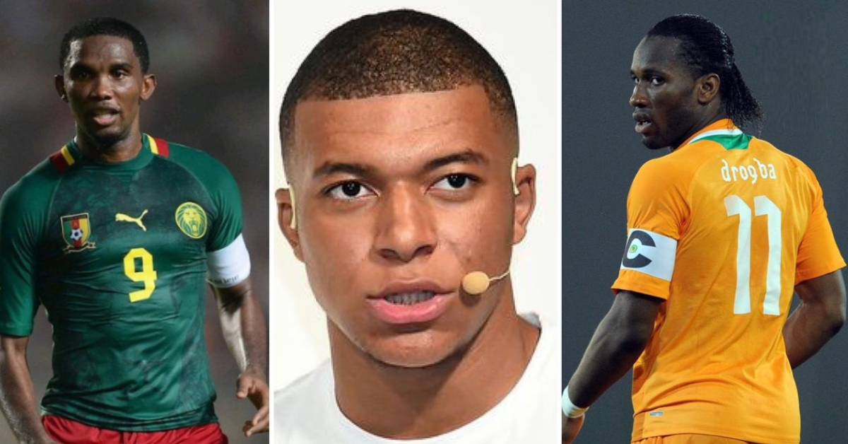 Kylian Mbappé a tranché entre Didier Drogba et Samuel Eto’o