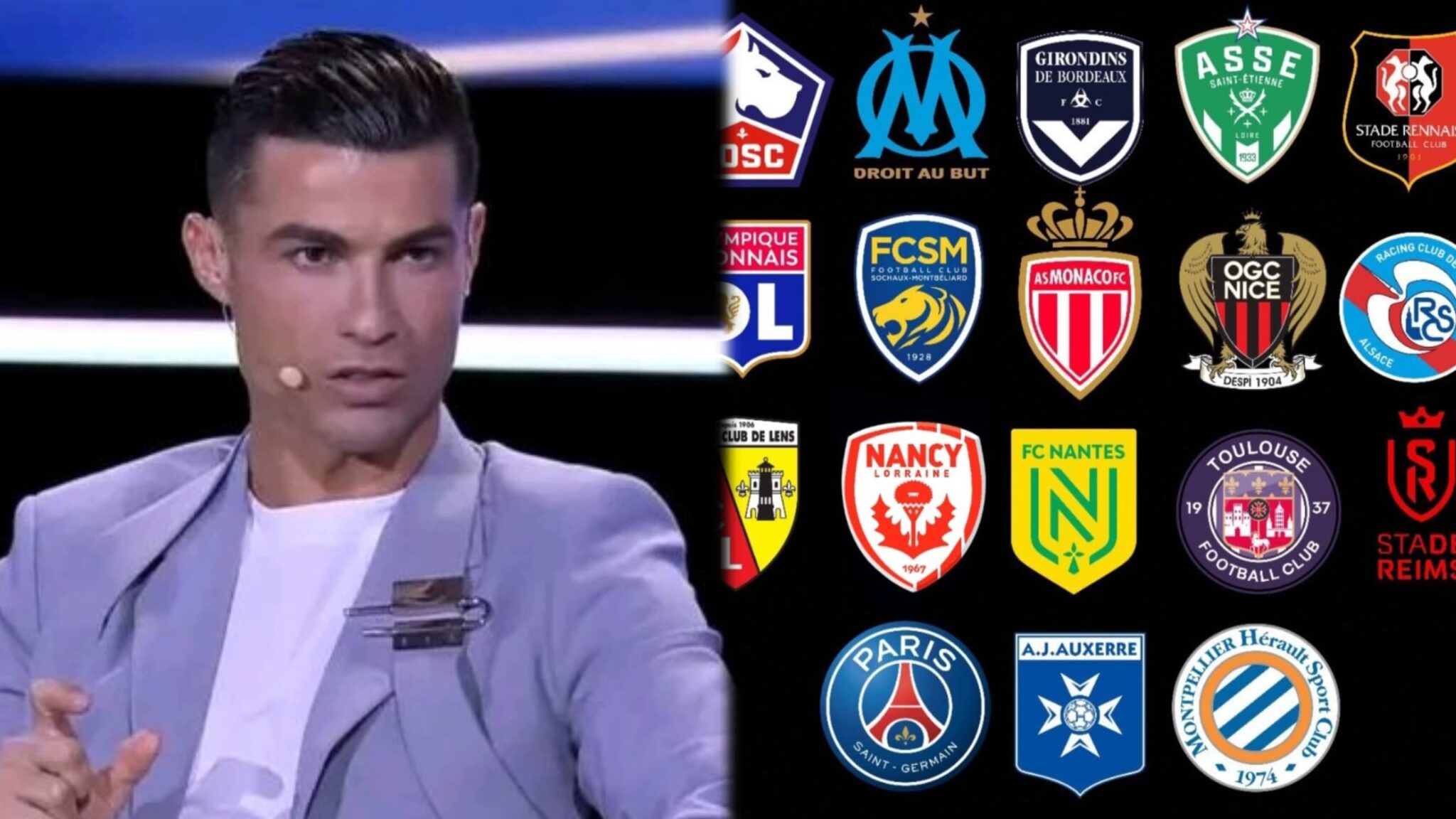 Cristiano Ronaldo détruit violemment la Ligue 1 : « Sans le PSG, la France est … »