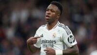 L attaquant du Real Madrid Vinicius Jr face a Salzbourg en Ligue des champions le 22 janvier 2025 2020590