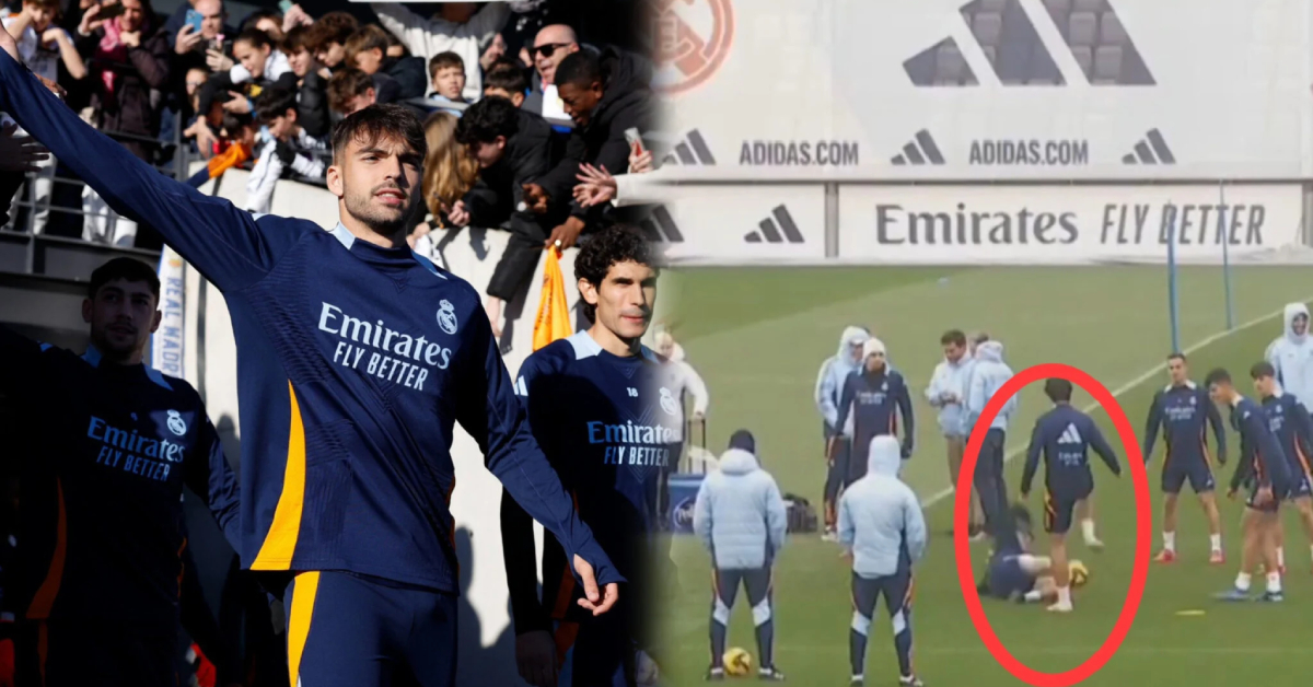 VIDÉO : Le tacle impressionnant de Raúl Asensio sur Vallejo à l’entraînement devient viral !