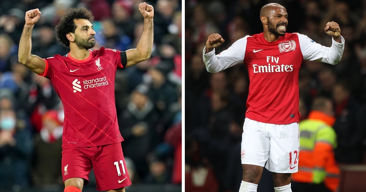 Premier League : Mohamed Salah met Thierry Henry à dos