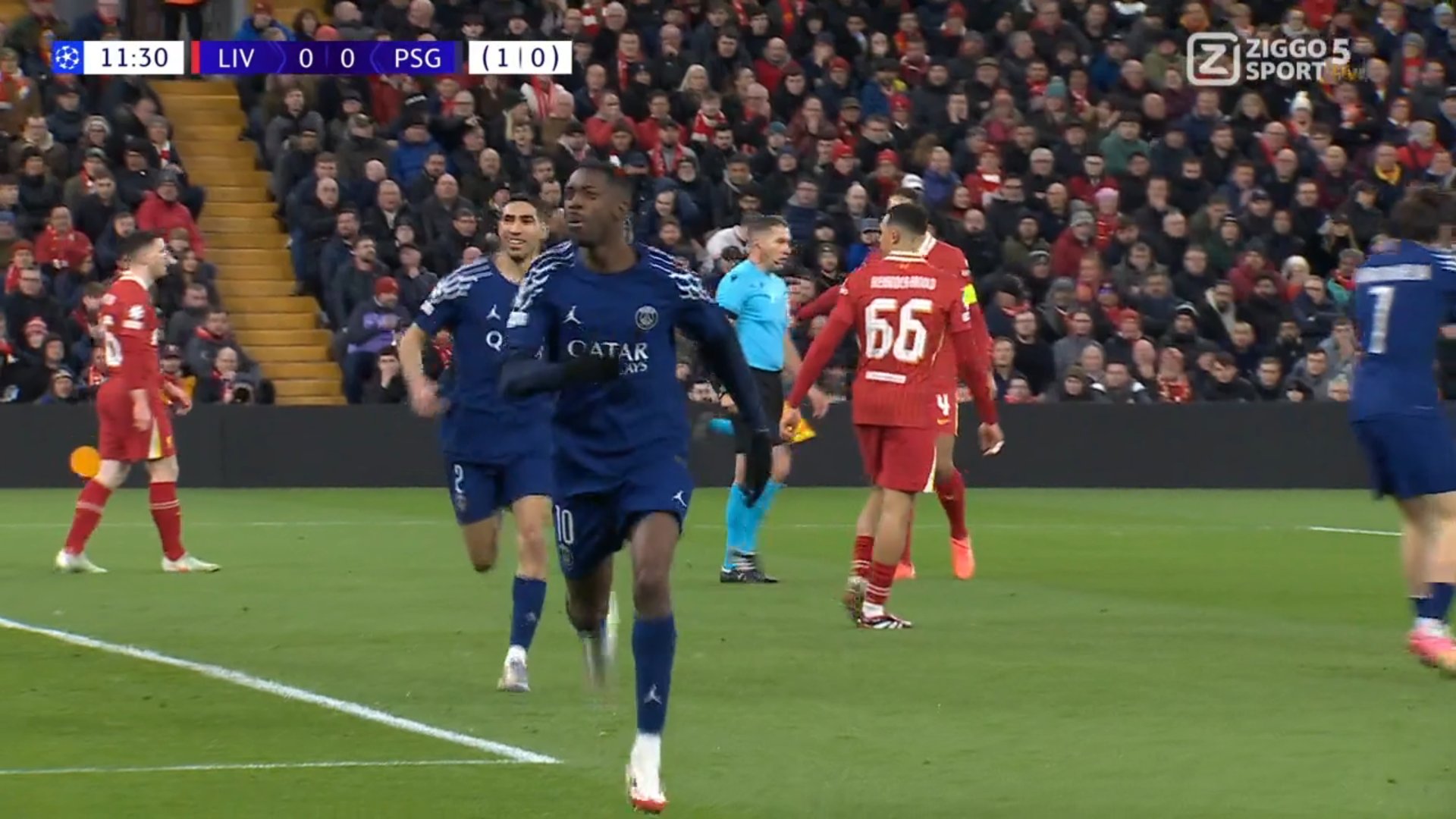 VIDEO : Stupeur à Anfield, Ousmane Dembélé punit Liverpool