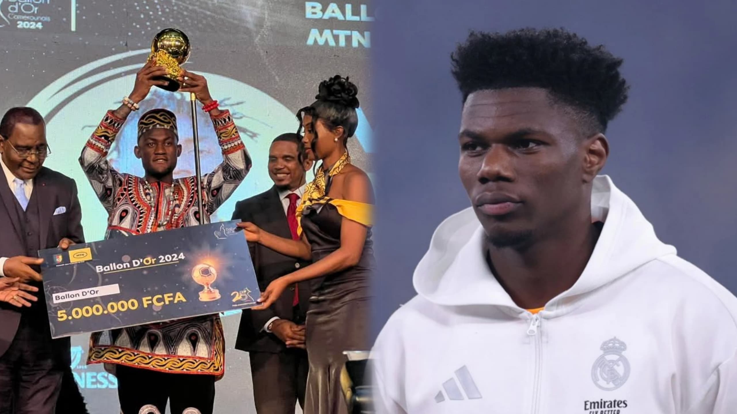 Tchouaméni surprend le Cameroun : Son message bouleverse la cérémonie du Ballon d’Or