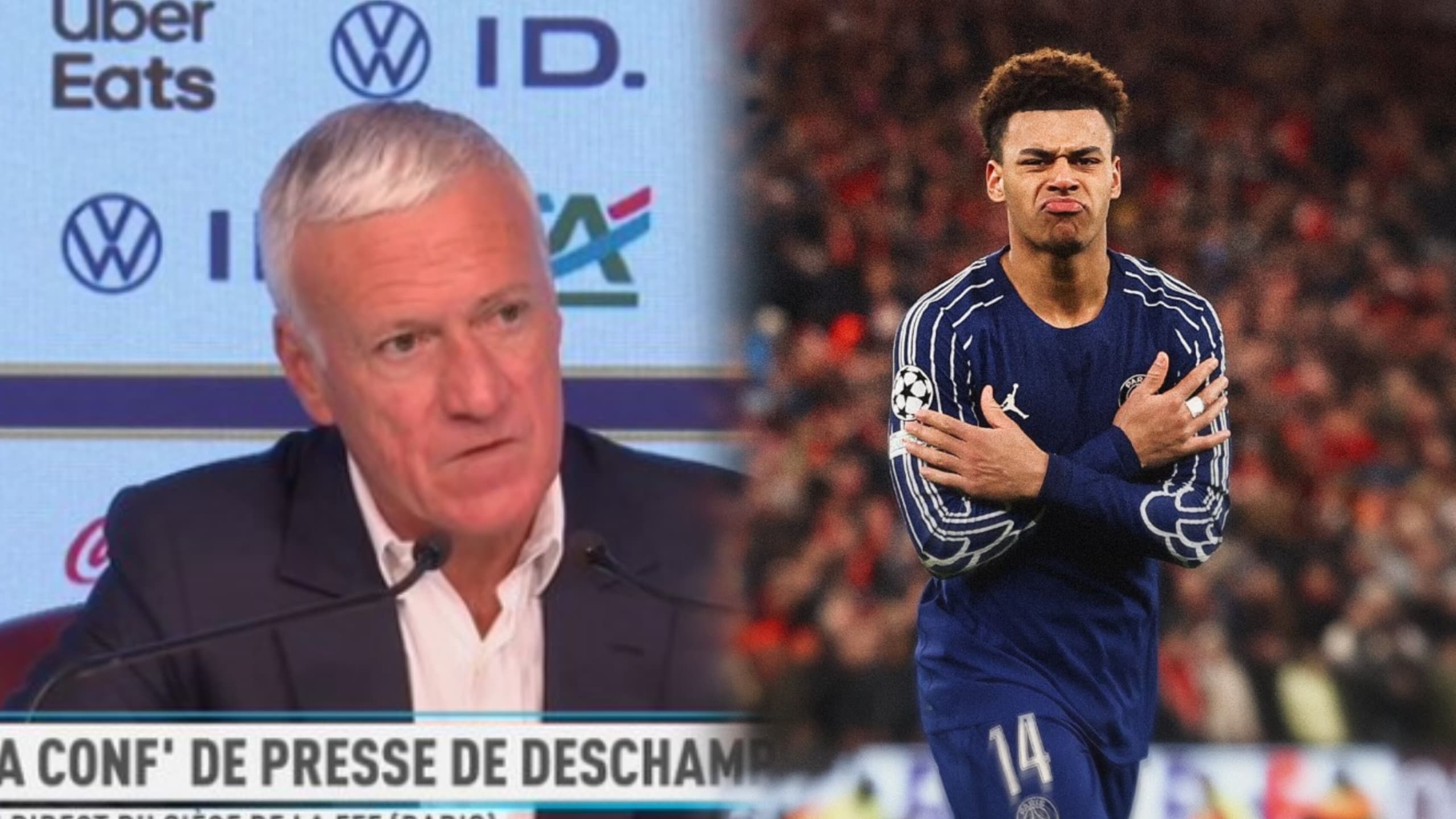 Désiré Doué a bien refusé la Côte d’Ivoire, l’annonce officielle de Didier Deschamps !